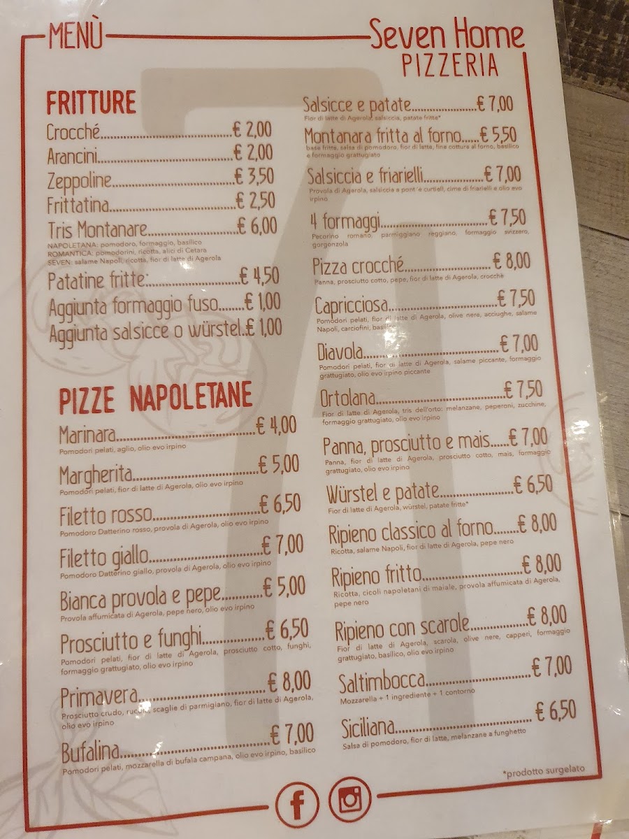 7home Pizzeria Photo Menu 1