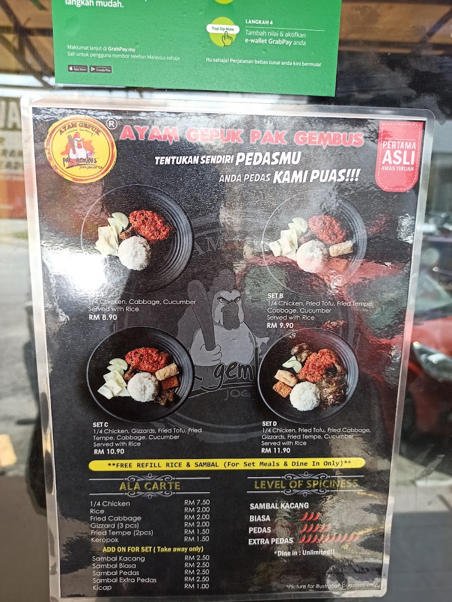 Ayam Gepuk AG Kota Bharu Photo Menu 7