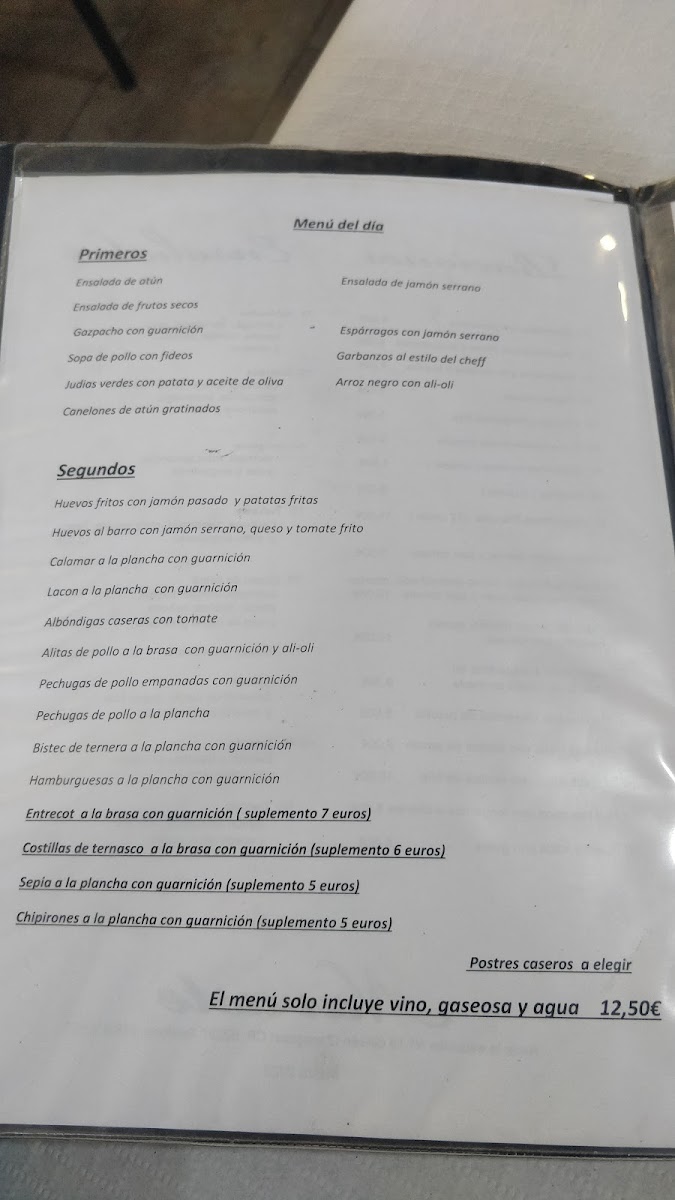 Restaurante y Brasería Navaste Photo Menu 2