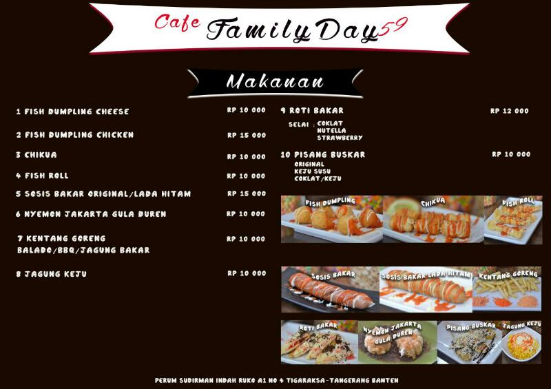 Cafe Family Day59 Photo Menu 2