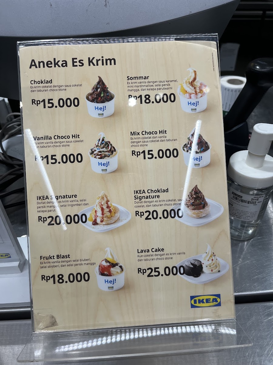 IKEA Restaurant Alam Sutera Photo Menu 9