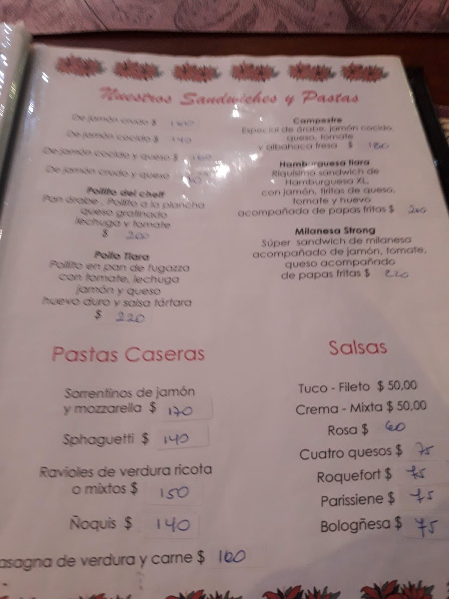 Tiara Petit Restaurant Photo Menu 8