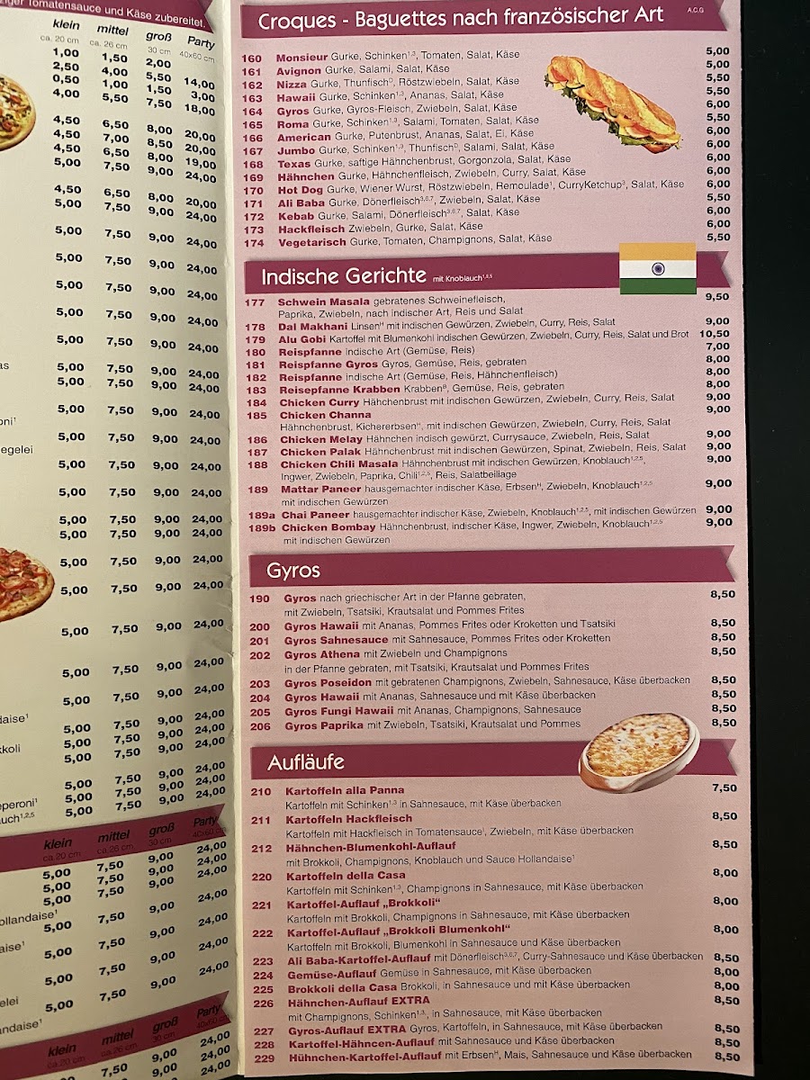 Pizza Service Bombay Photo Menu 3