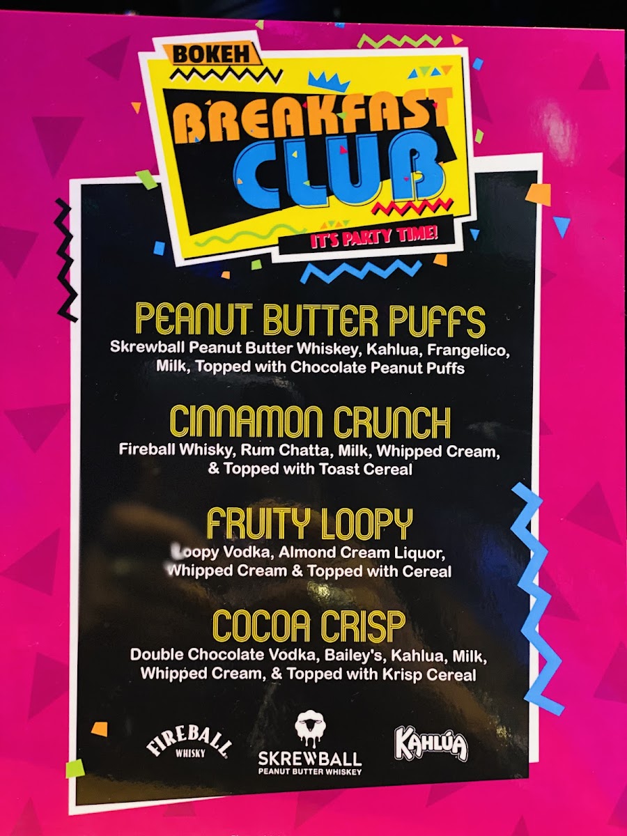 Bokeh Lounge Photo Menu 1