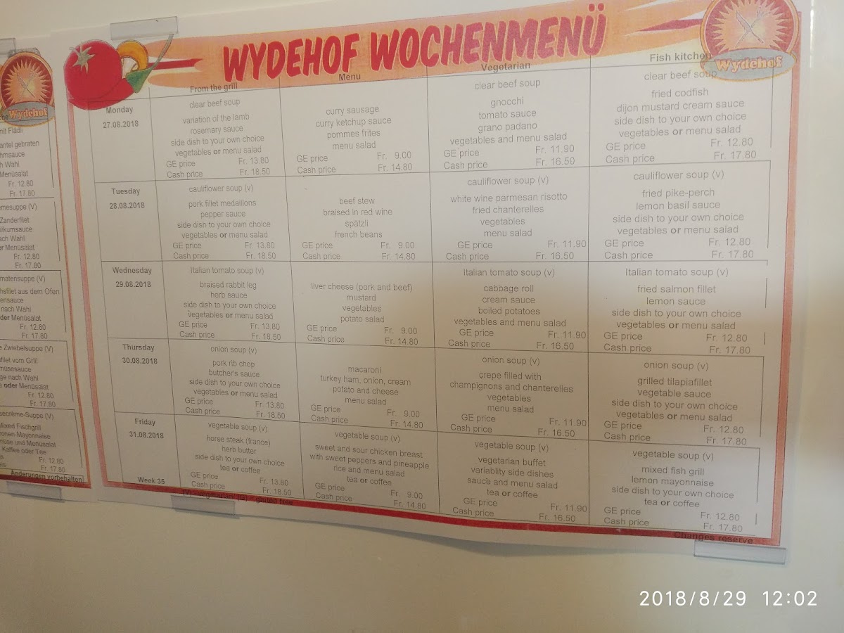 Wydehof Photo Menu 3