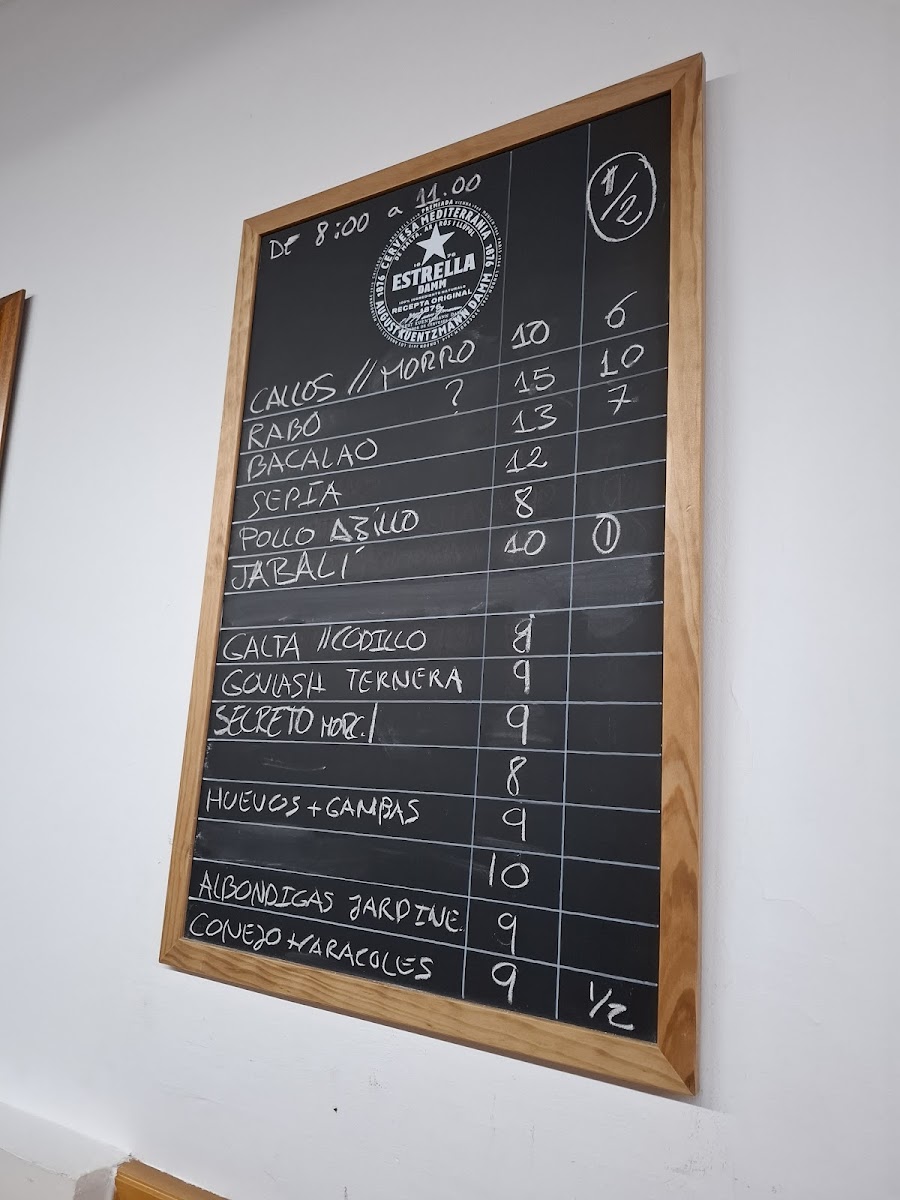 Bar SD Cal Mellado Photo Menu 7