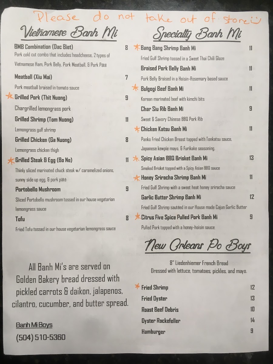 Banh Mi Boys - Metairie Photo Menu 8