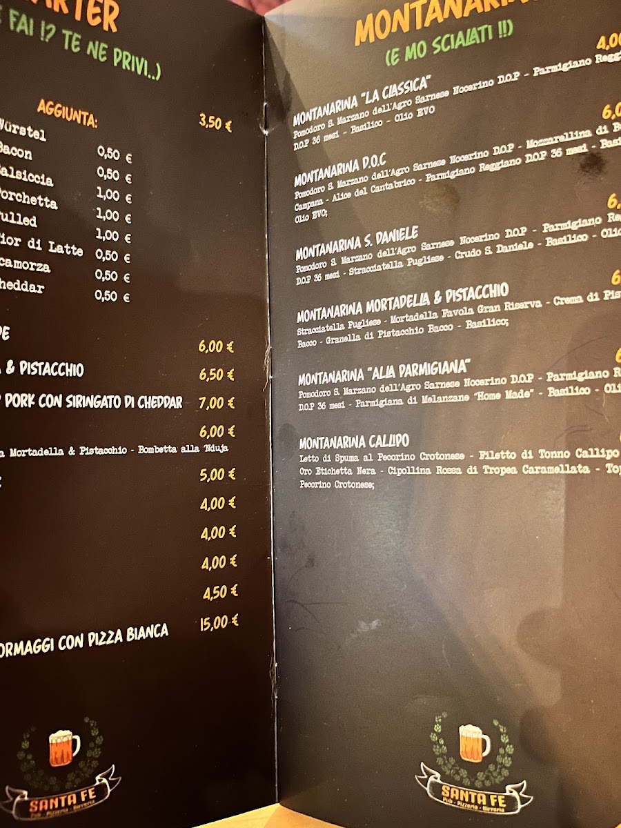 PUB SANTA FE Photo Menu 5