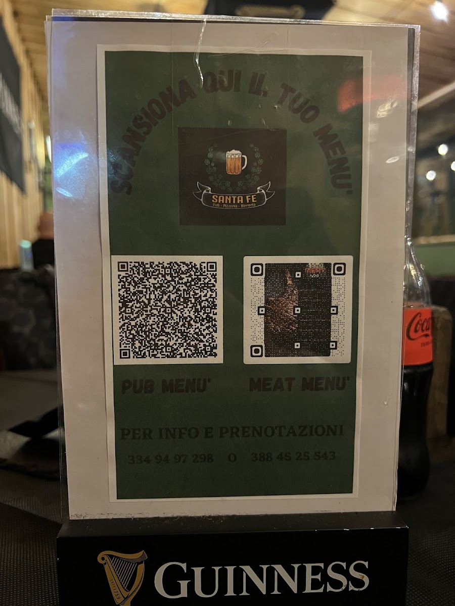 PUB SANTA FE Photo Menu 6