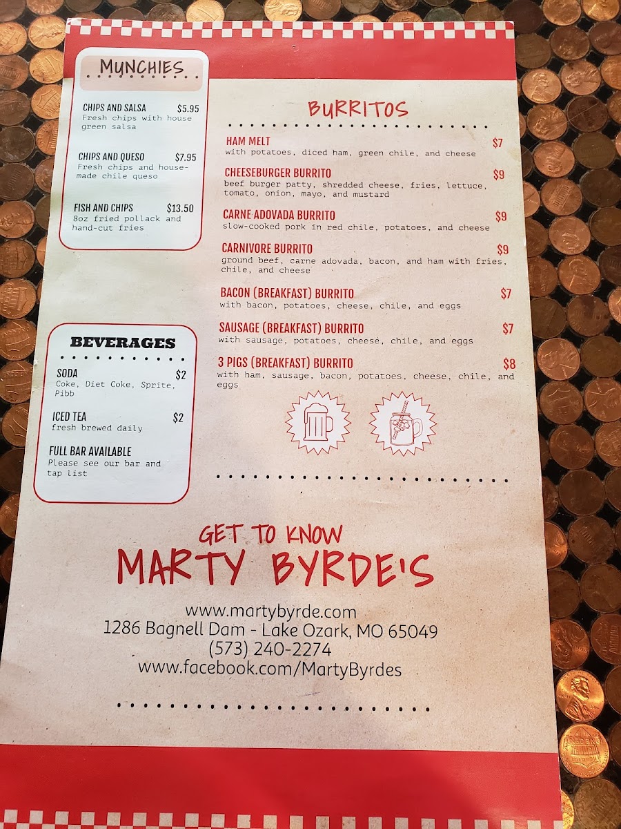 Marty Byrde's Photo Menu 3