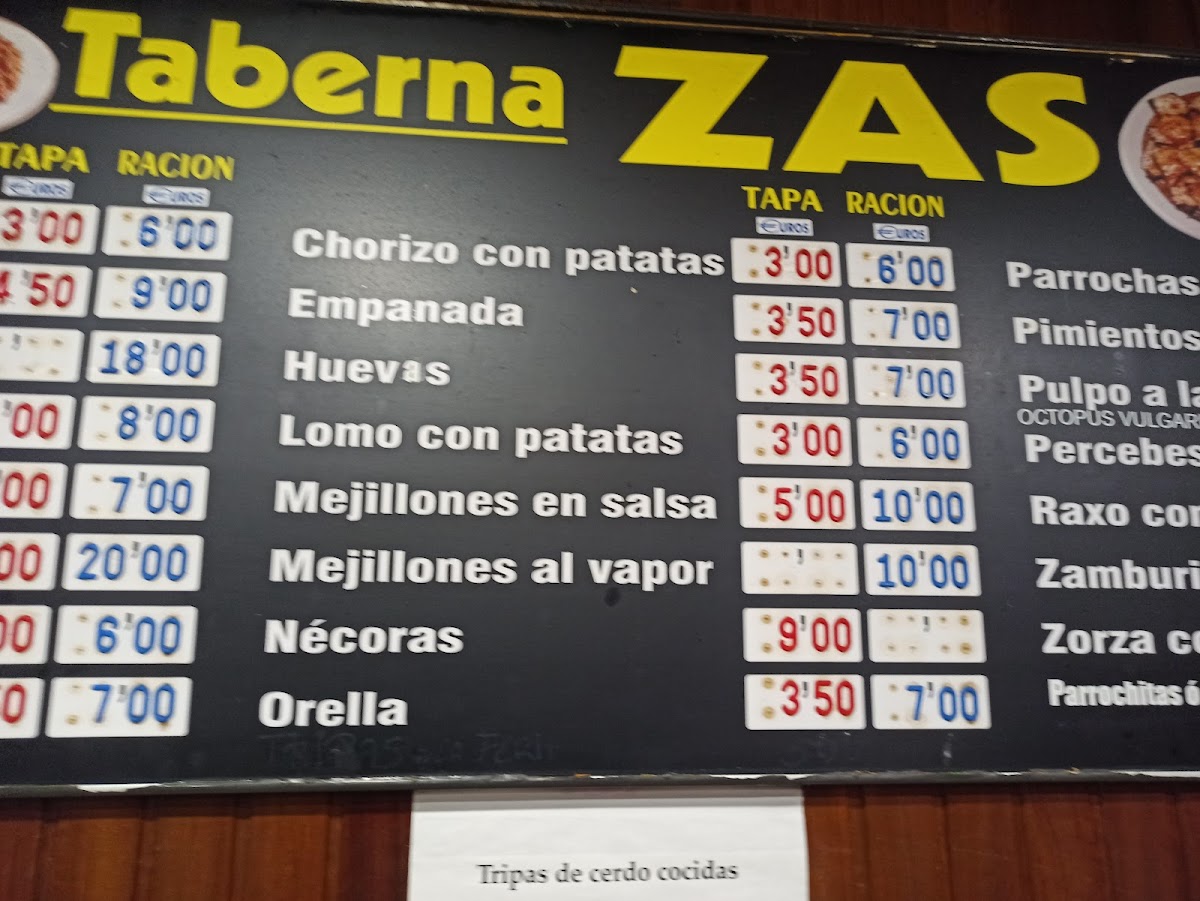 Cafetería Coruña Photo Menu 1