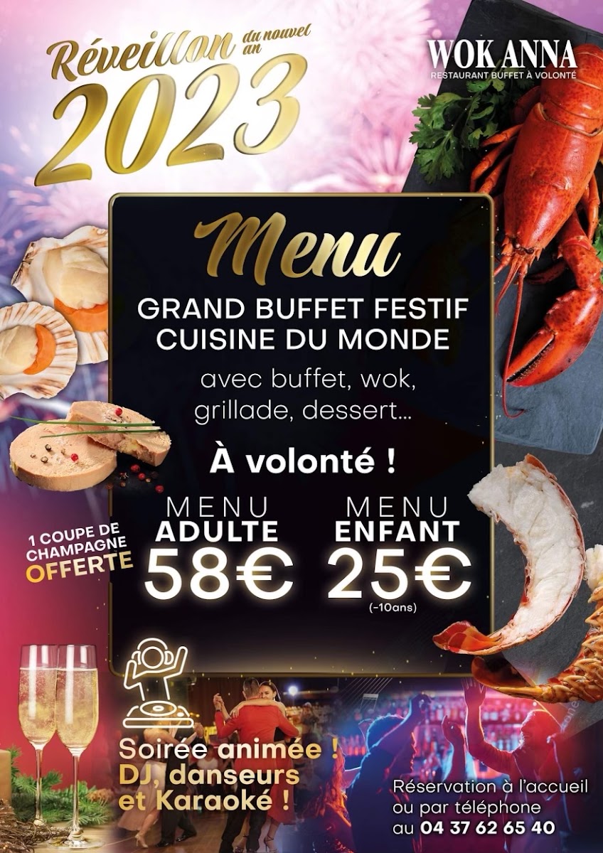 WOK ANNA | Buffet asiatique à volonté Photo Menu 6