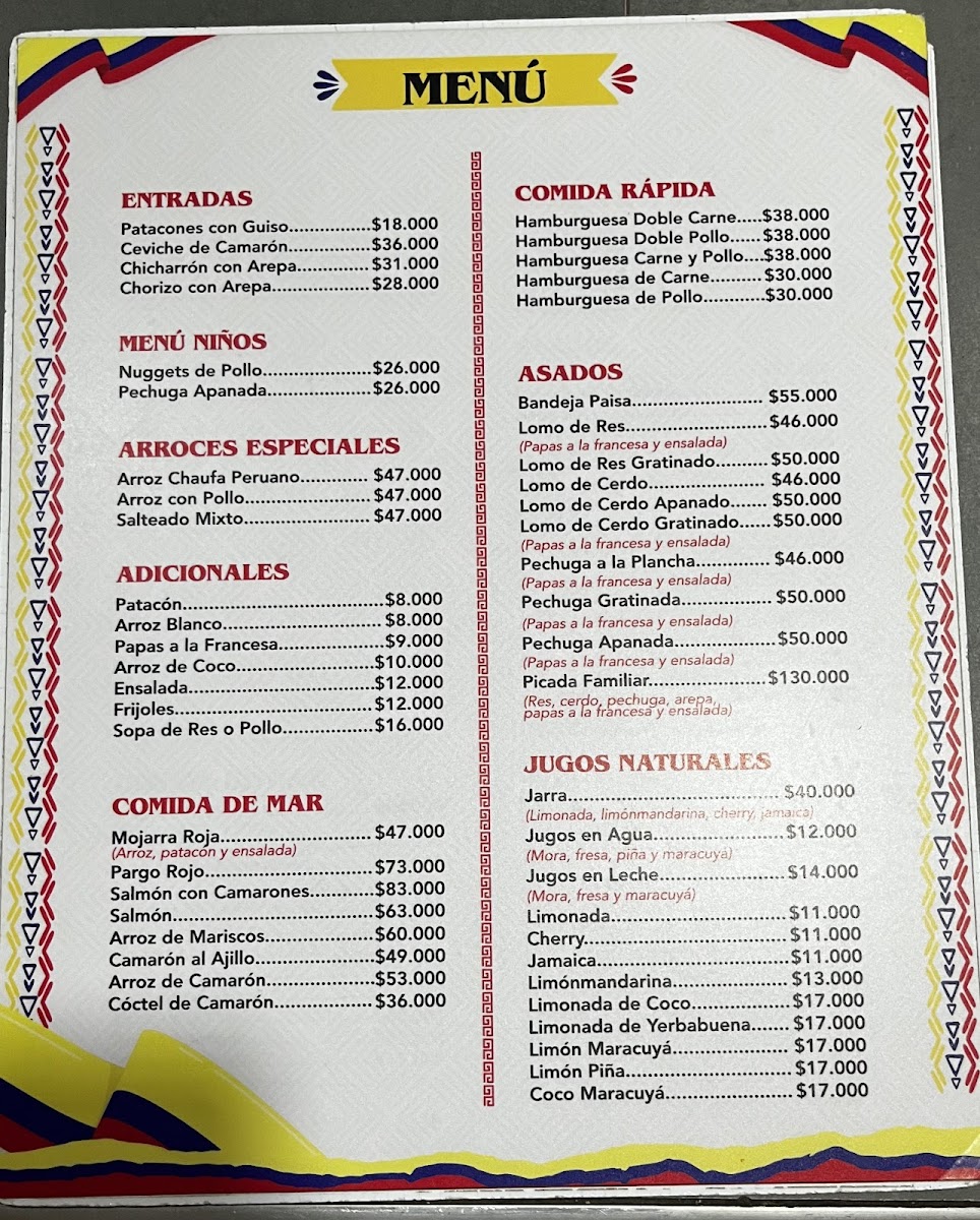 Enchilarte Photo Menu 1