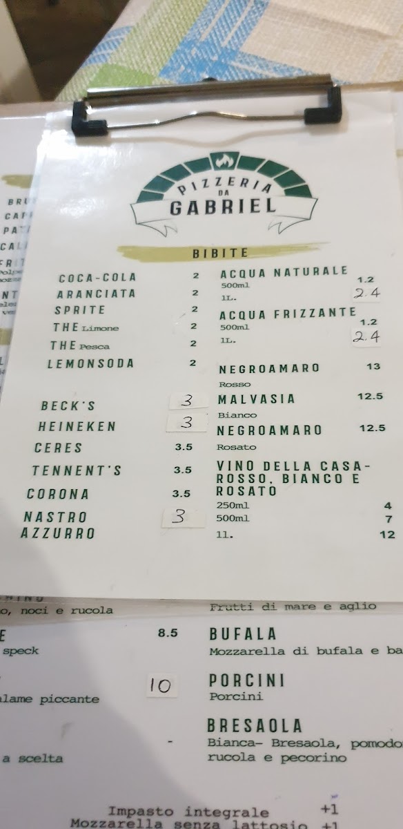 Pizzeria da Gabriel Photo Menu 3