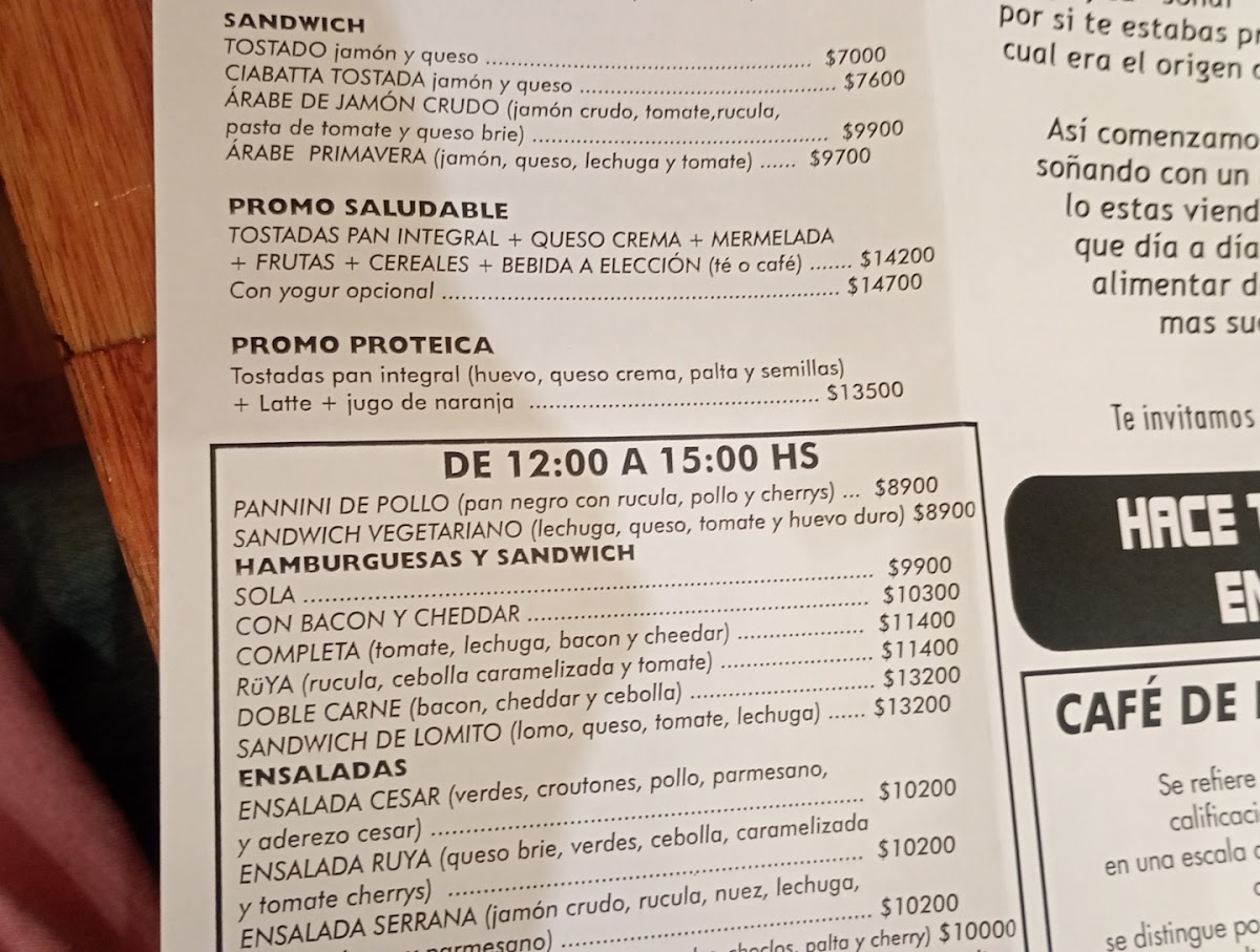 Rüya Coffee Store Photo Menu 1
