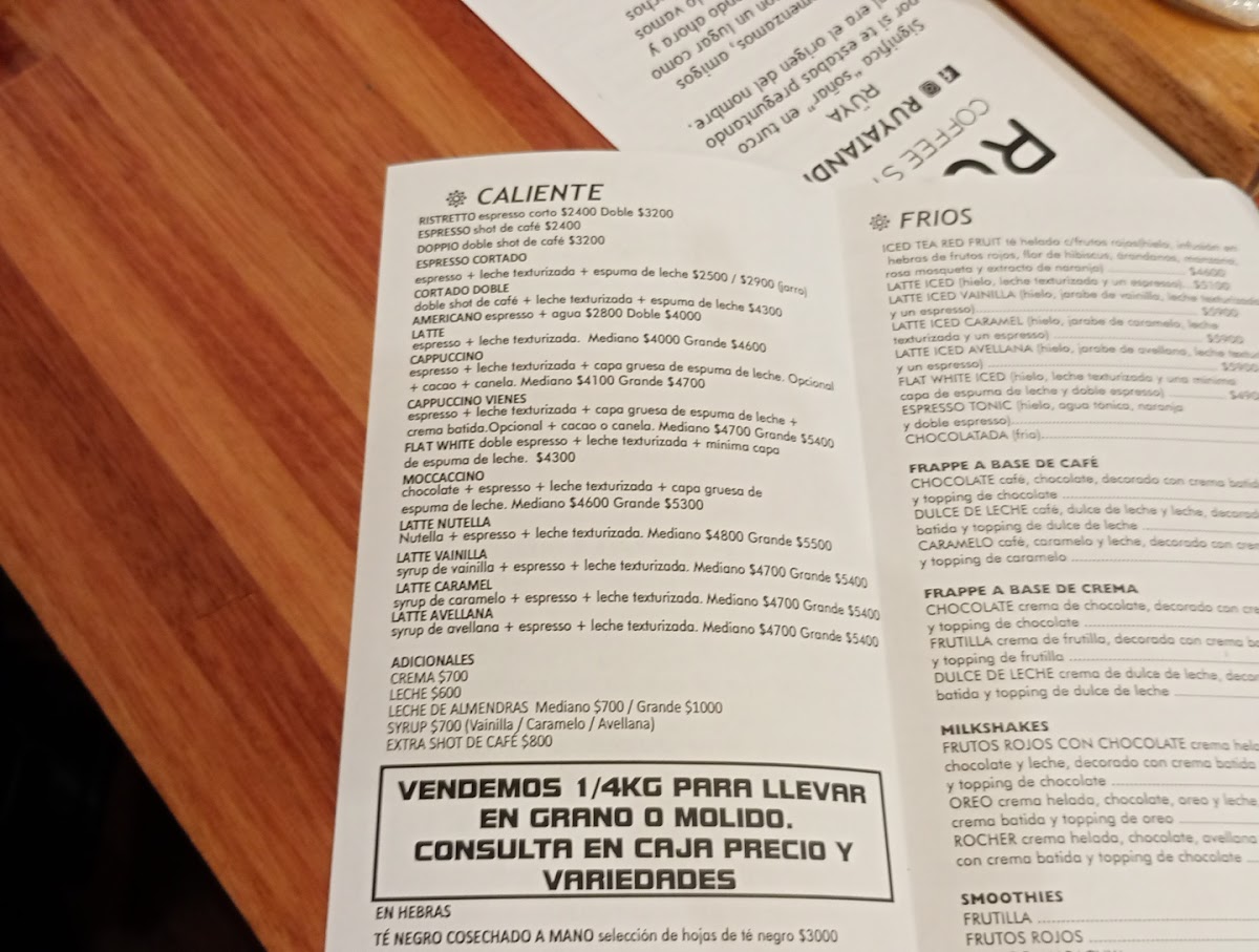 Rüya Coffee Store Photo Menu 3