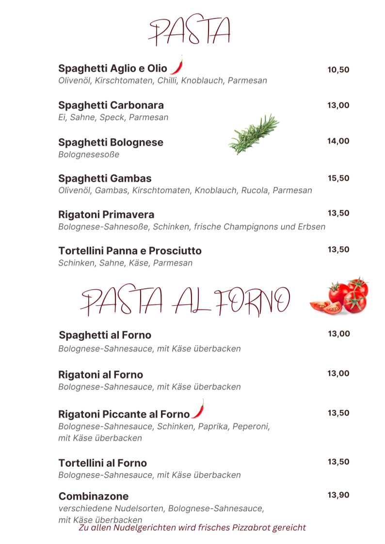 Restaurant Turnerheim Güls Photo Menu 1