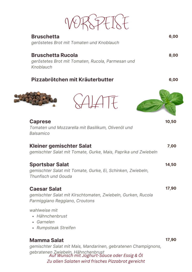 Restaurant Turnerheim Güls Photo Menu 5
