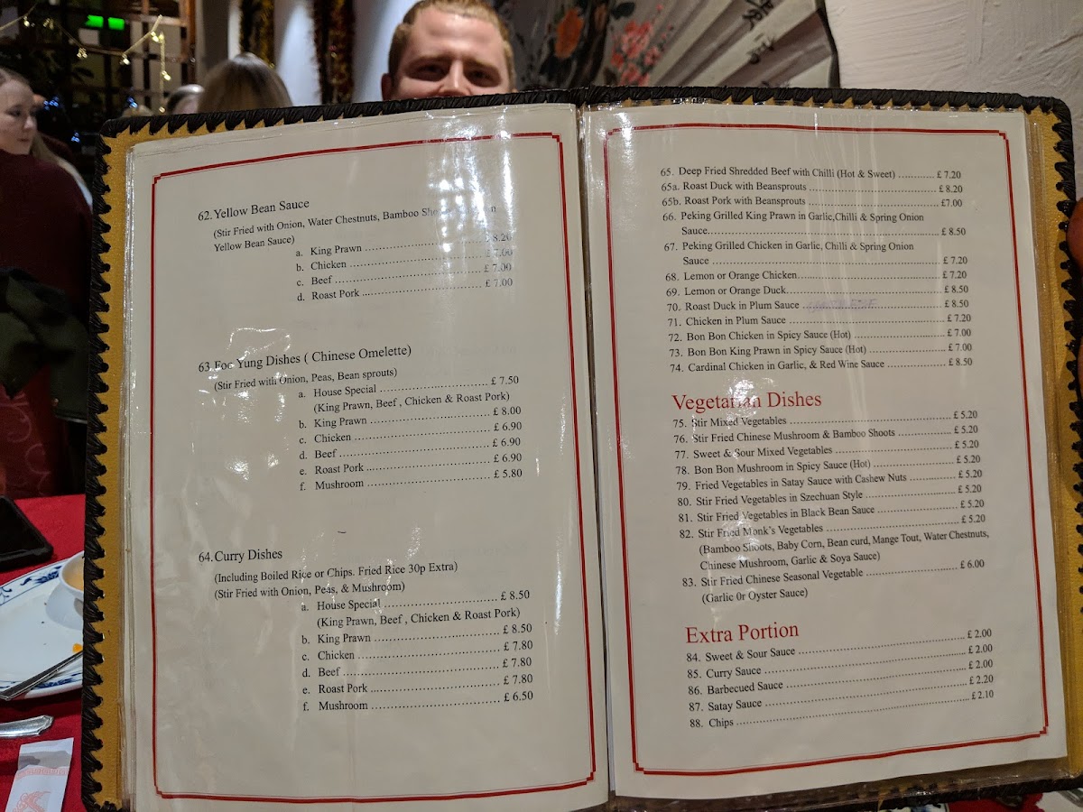 The Hot & Cold Chinese Restaurant Photo Menu 10
