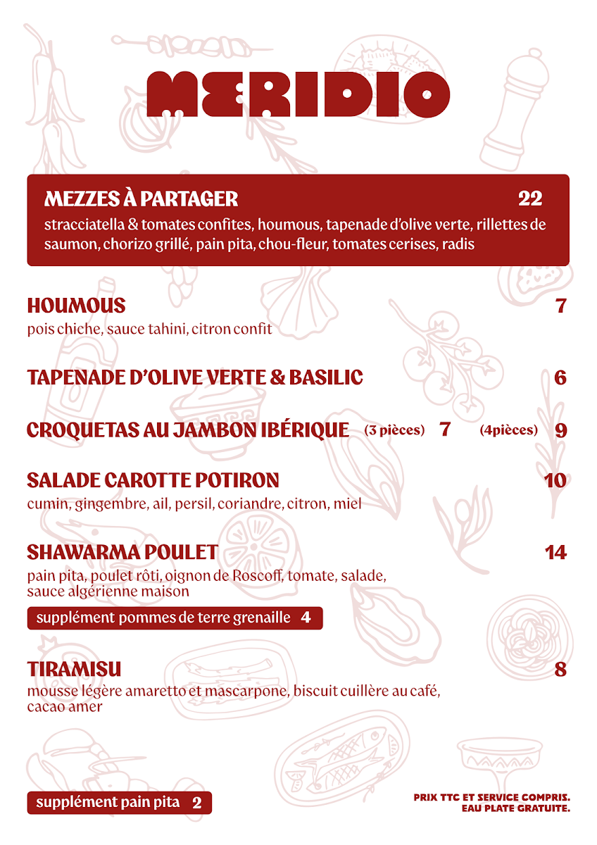 Sept Lieux Photo Menu 3