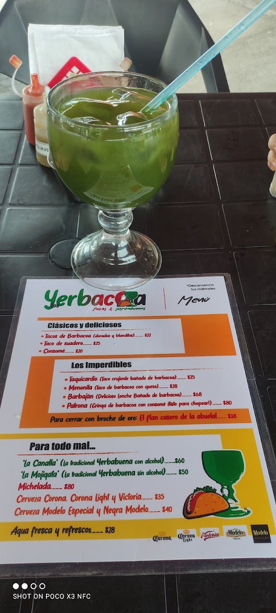 Los Yerbacoa Photo Menu 5