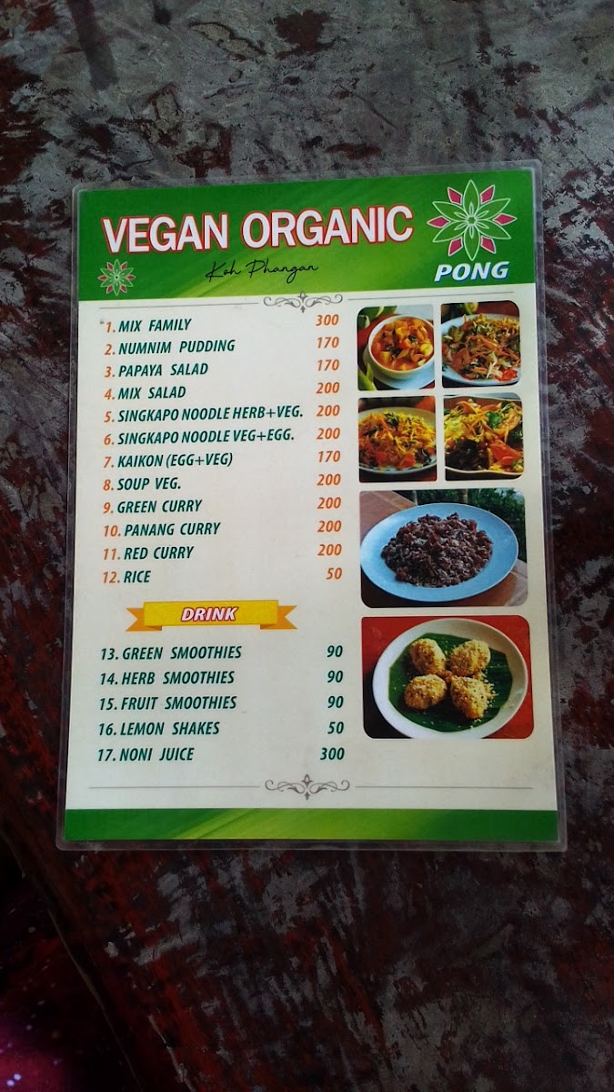 Vegan Organic by Mrs Pong Photo Menu 3