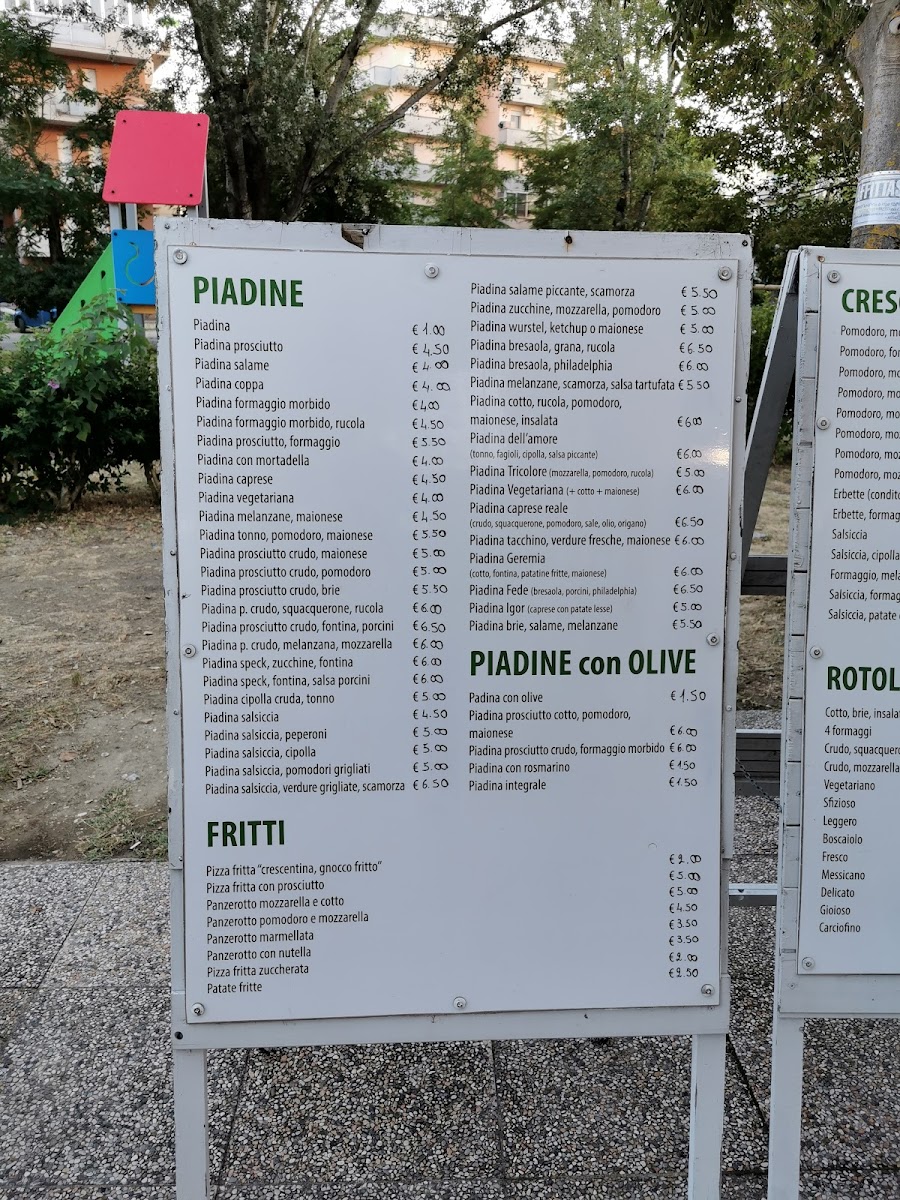 Chiosco Dei Giardini Photo Menu 8