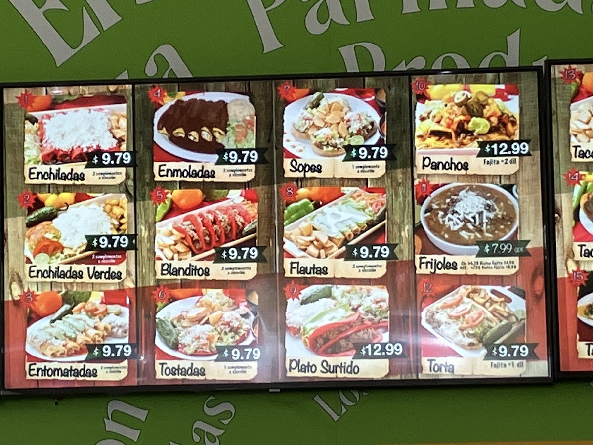 100% Antojitos Mexicanos Photo Menu 2