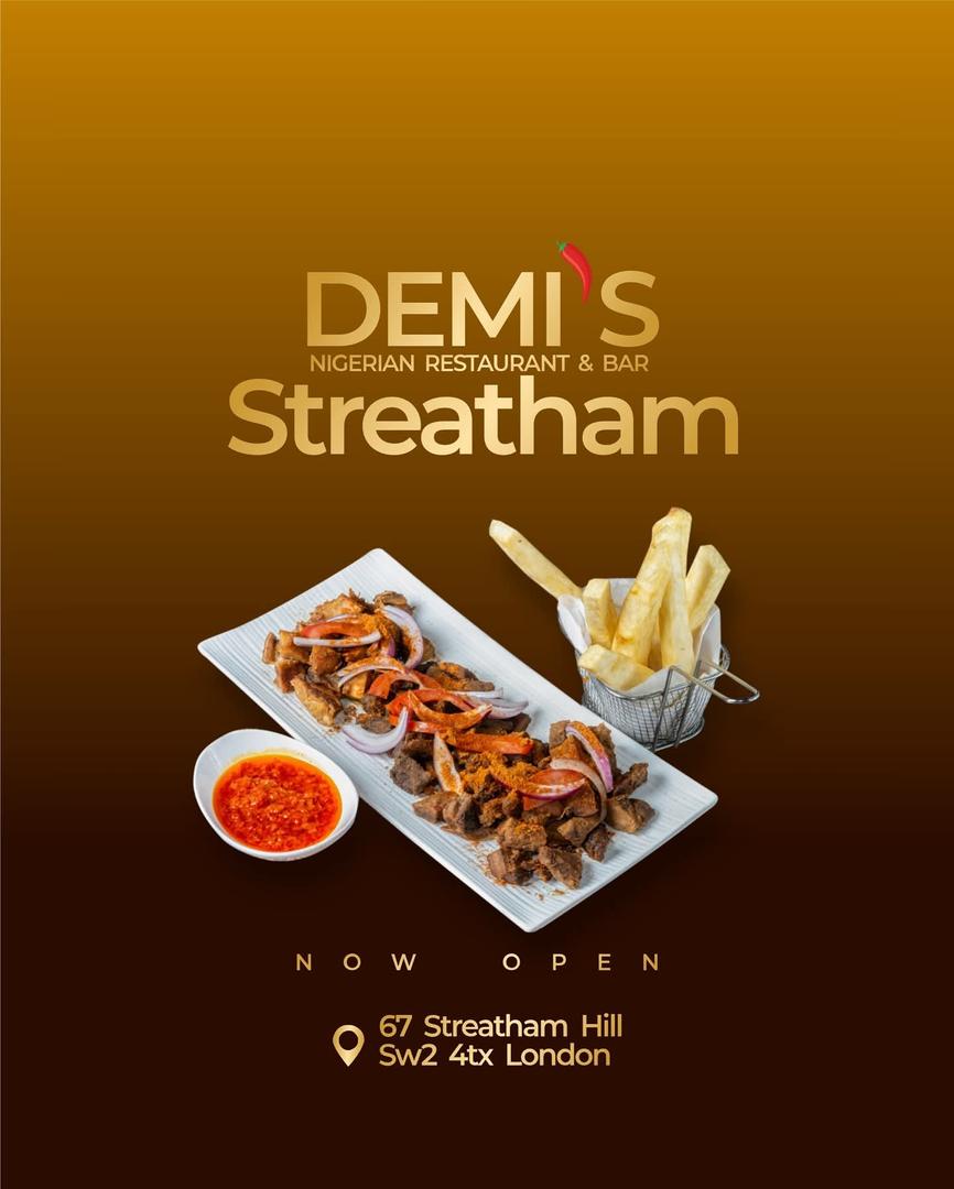 Demi’s Nigerian Restaurant - Streatham Photo Menu 3