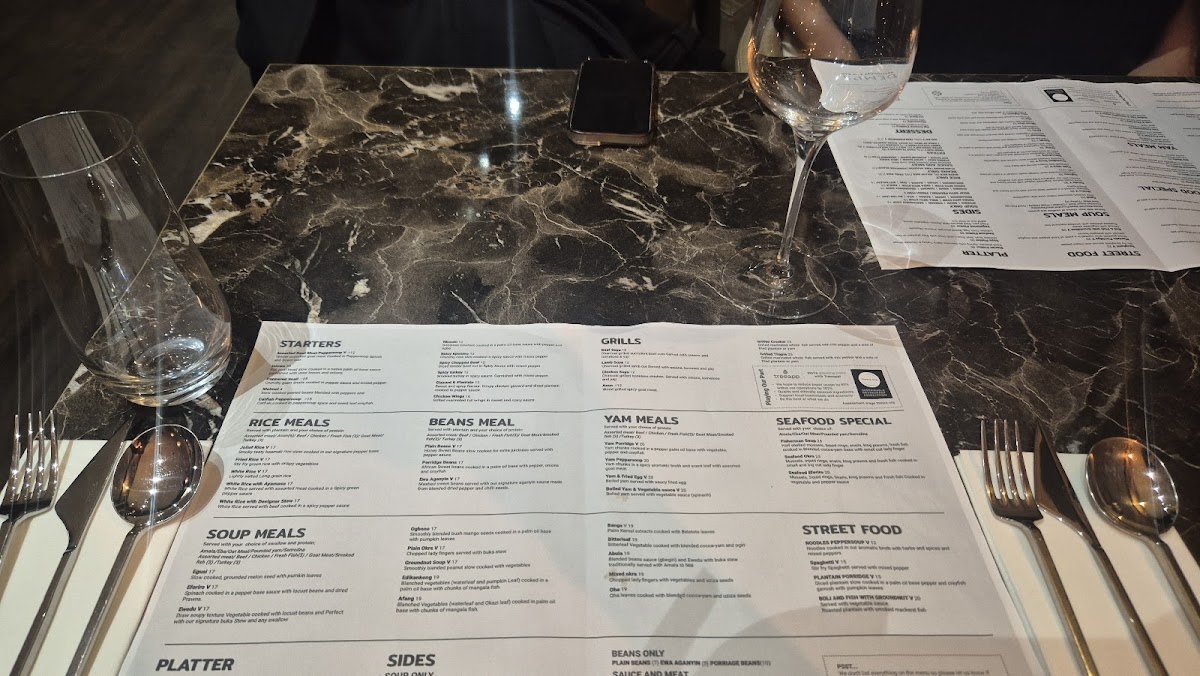 Demi’s Nigerian Restaurant - Streatham Photo Menu 4