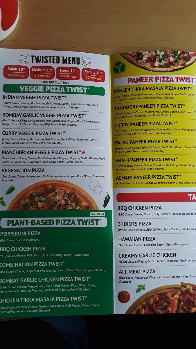 Pizza Twist Photo Menu 7
