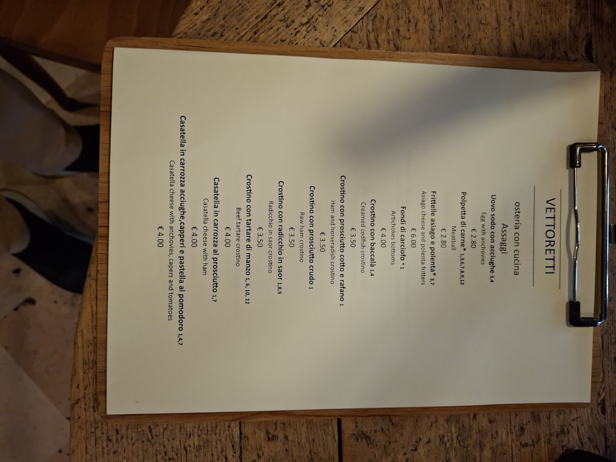 Osteria da Vettoretti Photo Menu 7