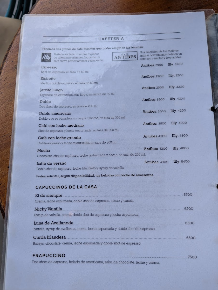 Café Antibes Photo Menu 3