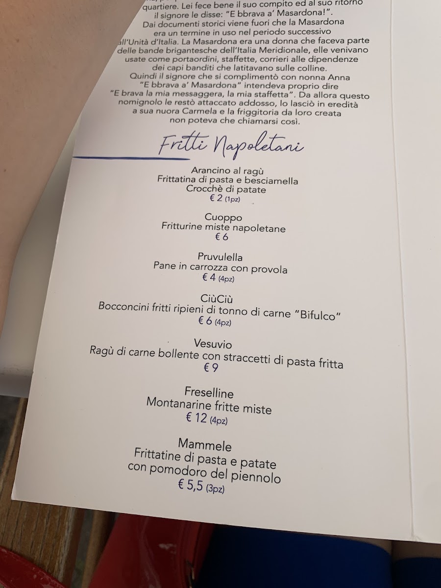 Antica Friggitoria La Masardona dal 1945 Photo Menu 10