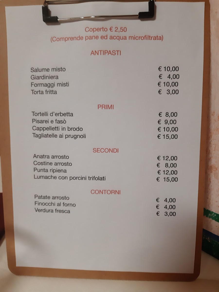 trattoria della pieve Photo Menu 2