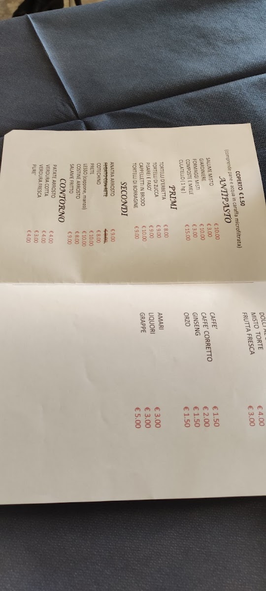 trattoria della pieve Photo Menu 3