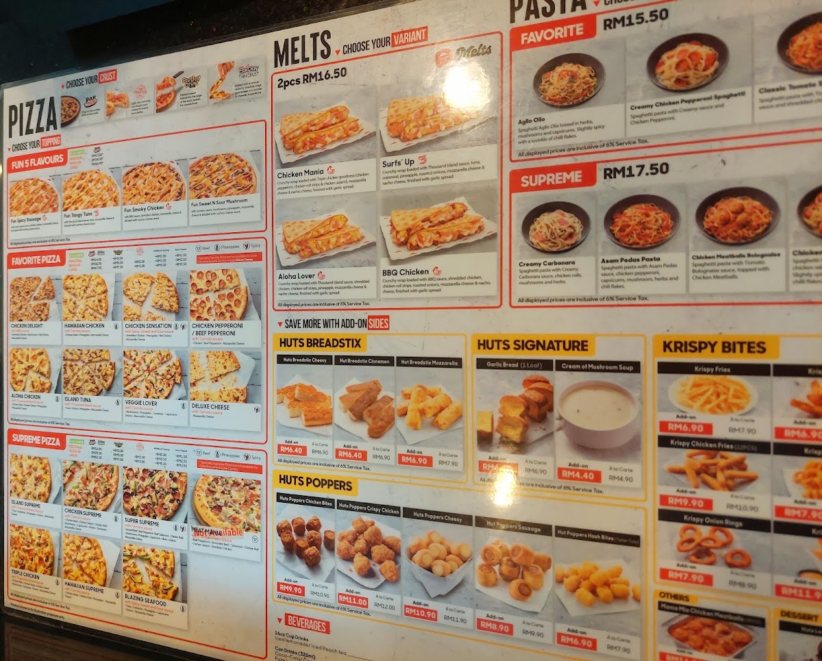 Pizza Hut Delivery Muadzam Shah Photo Menu 2