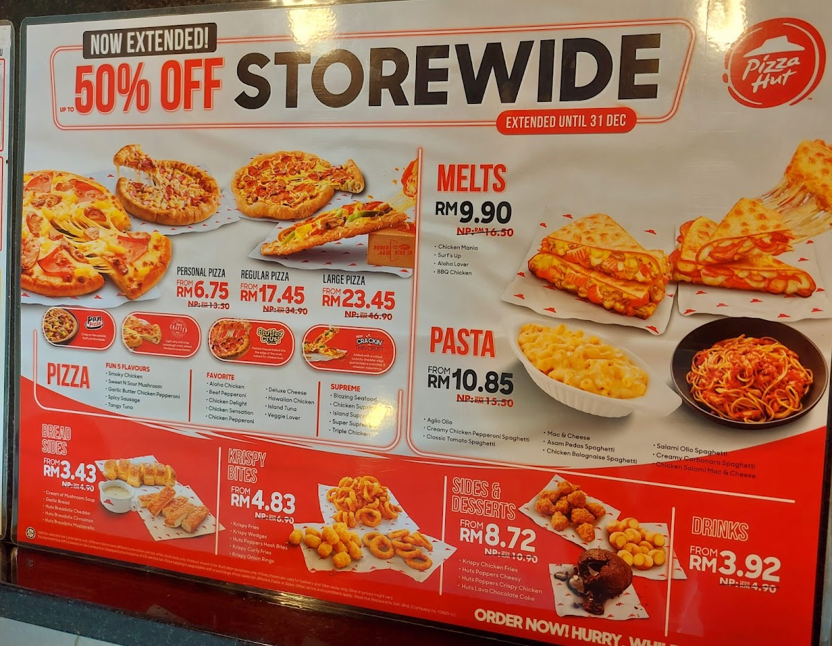 Pizza Hut Delivery Muadzam Shah Photo Menu 3