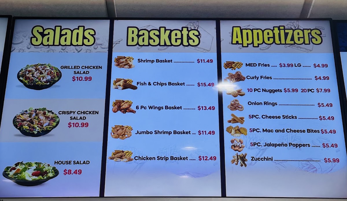 Frosty's Burgers Photo Menu 5