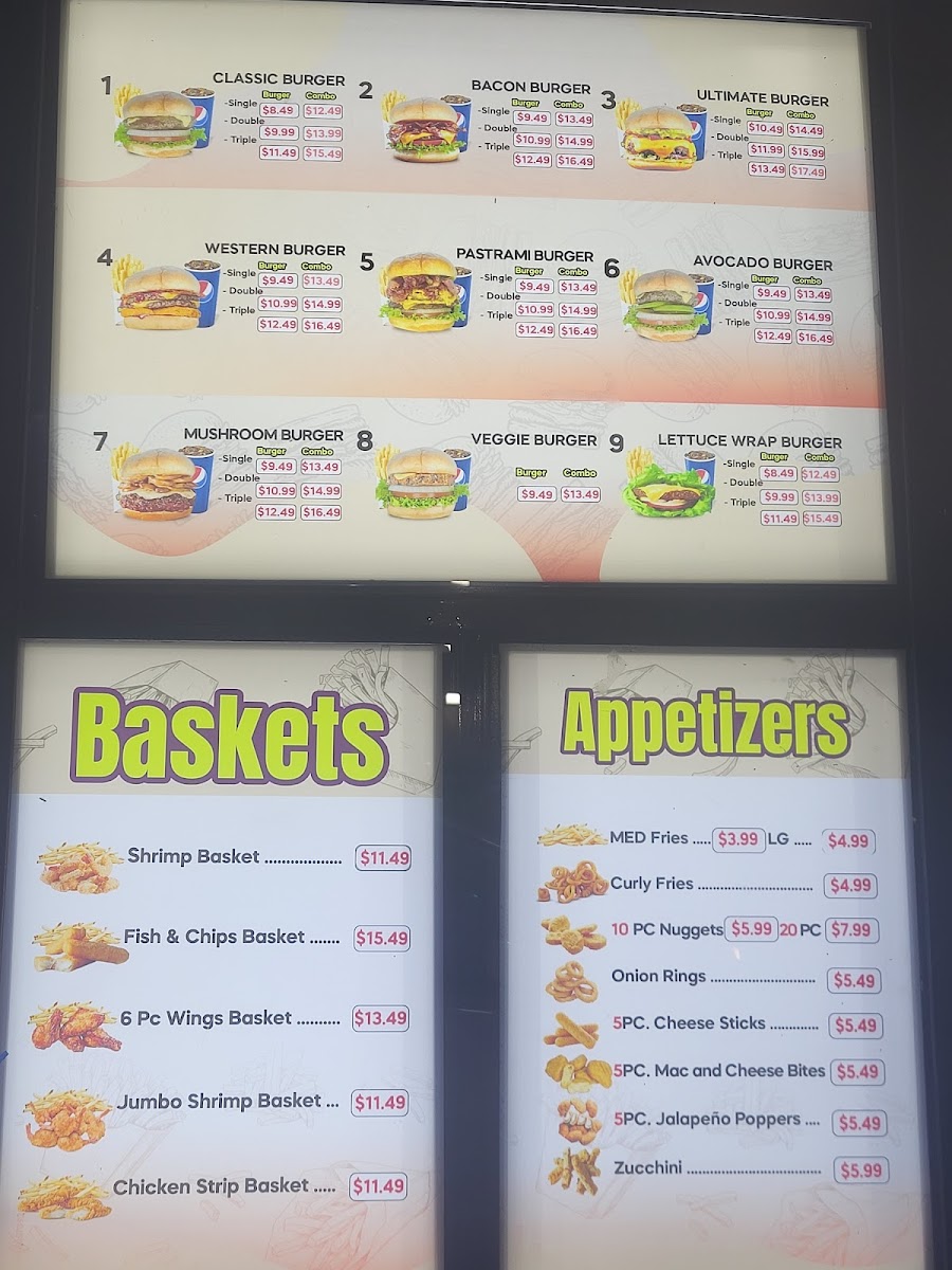 Frosty's Burgers Photo Menu 8
