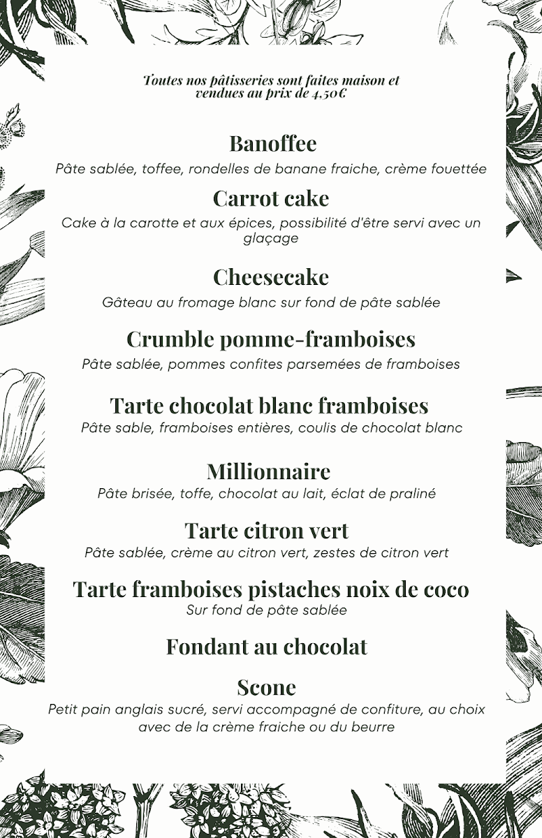 Dip's Tea - Salon de Thé Photo Menu 1