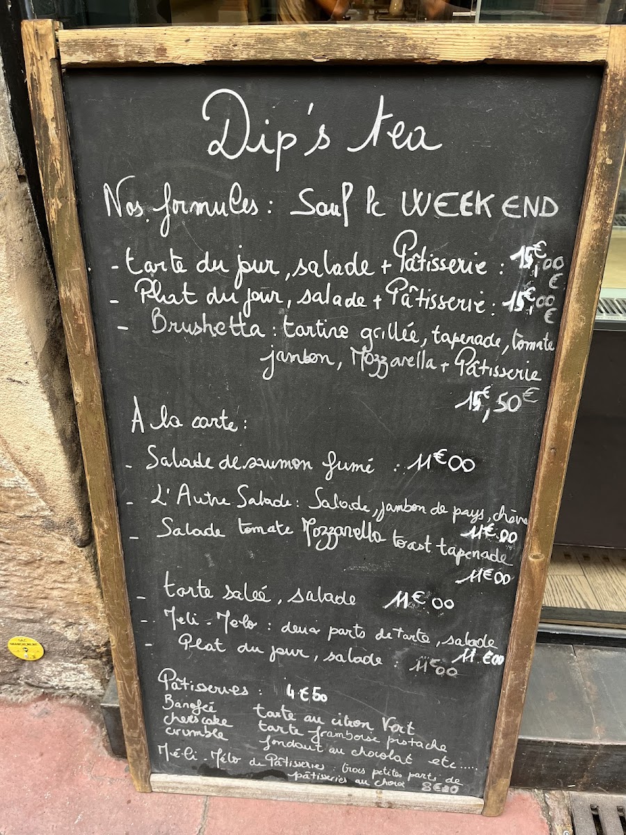 Dip's Tea - Salon de Thé Photo Menu 5