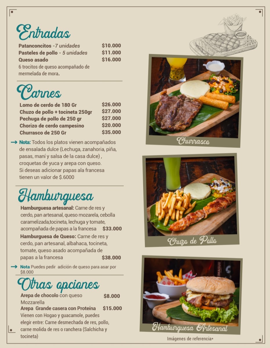 El café de Sure Photo Menu 1