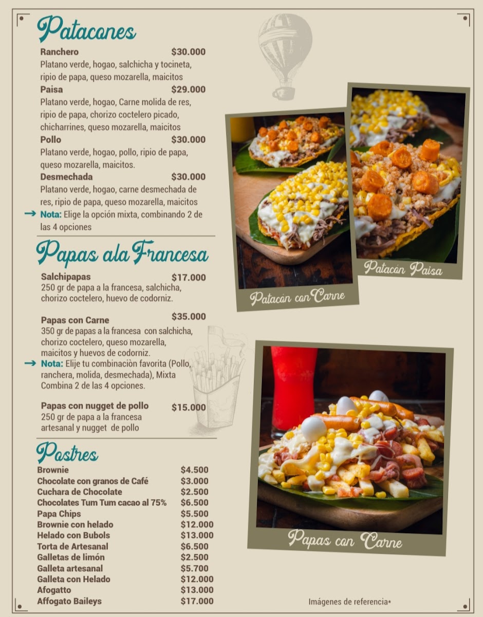 El café de Sure Photo Menu 2