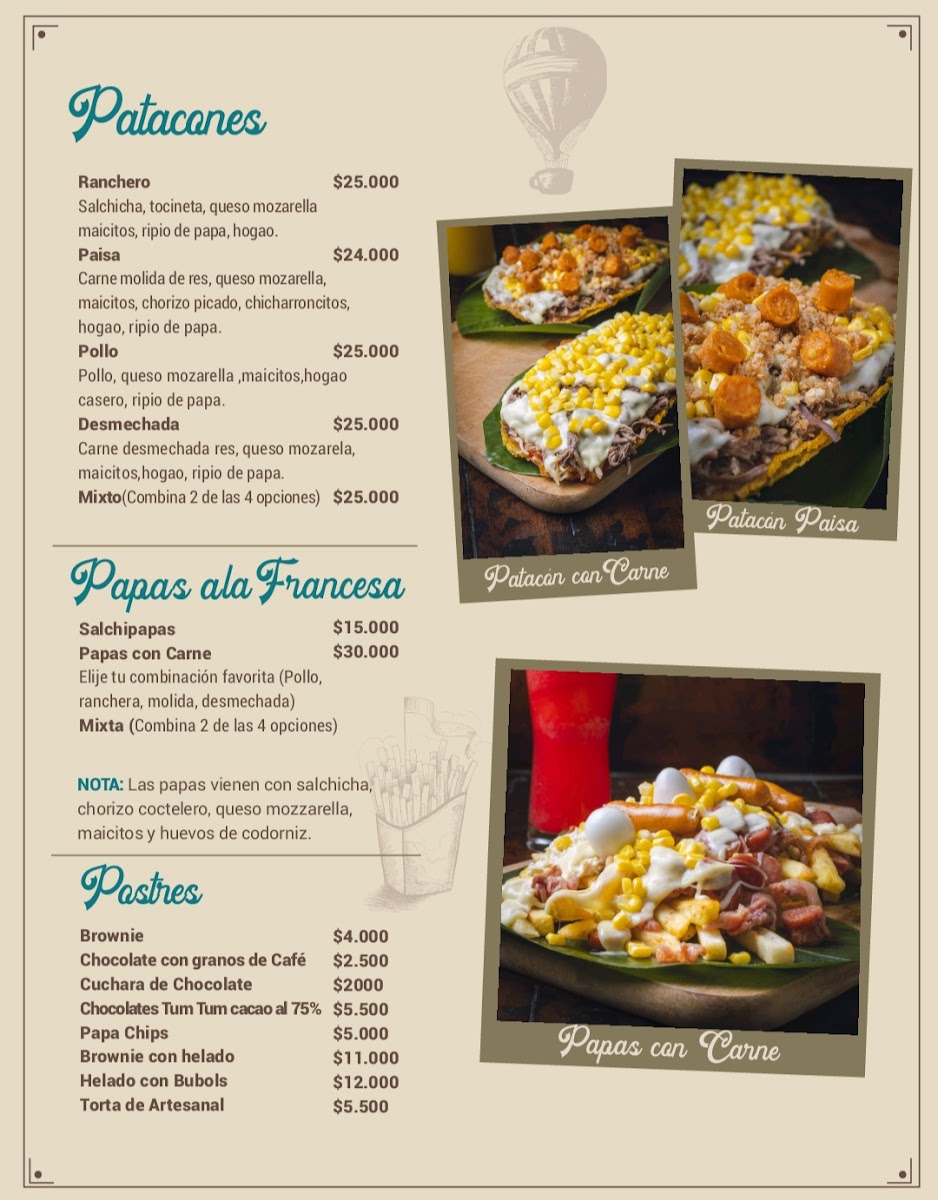 El café de Sure Photo Menu 6
