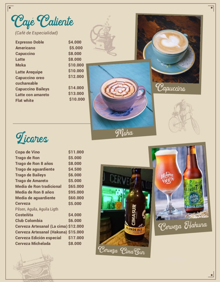 El café de Sure Photo Menu 8