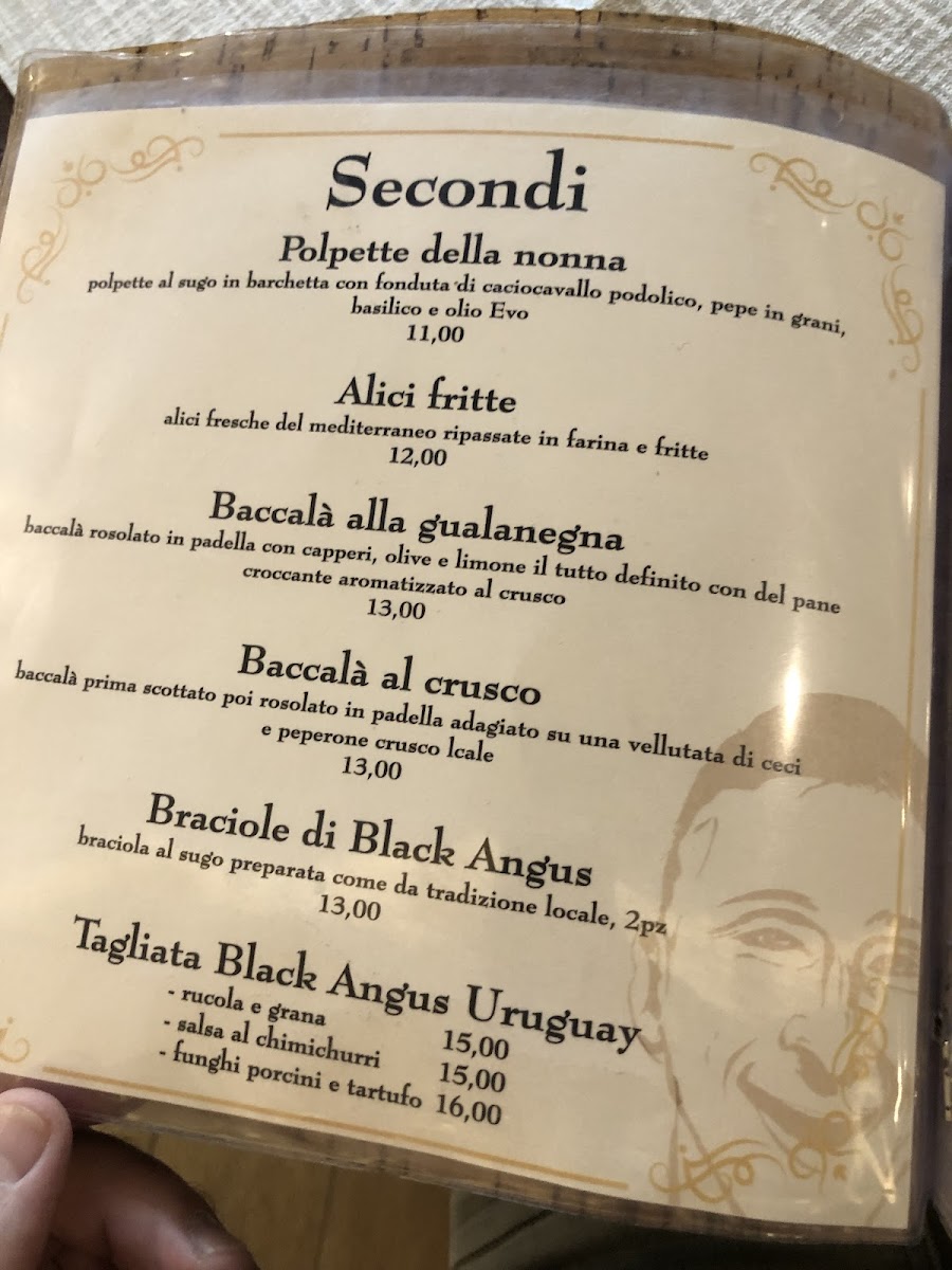 Le Narici Restaurant Photo Menu 4