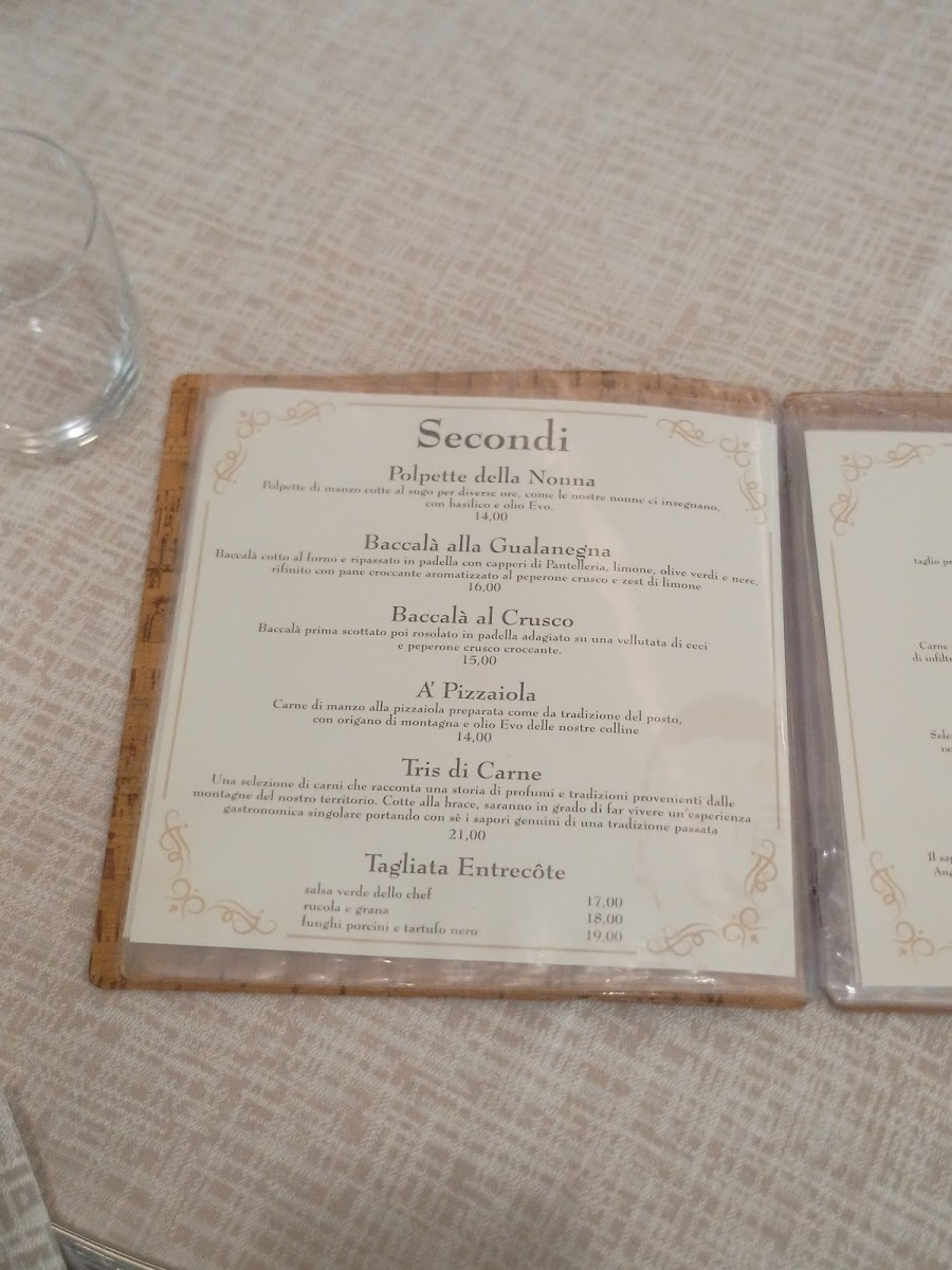 Le Narici Restaurant Photo Menu 5
