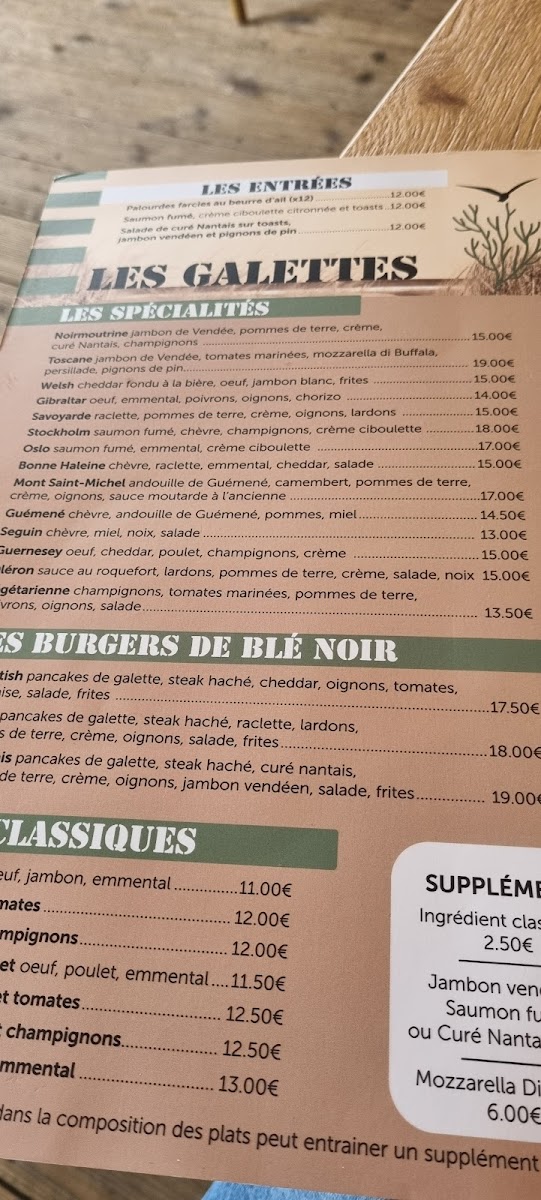 Le Blé Noir Photo Menu 9