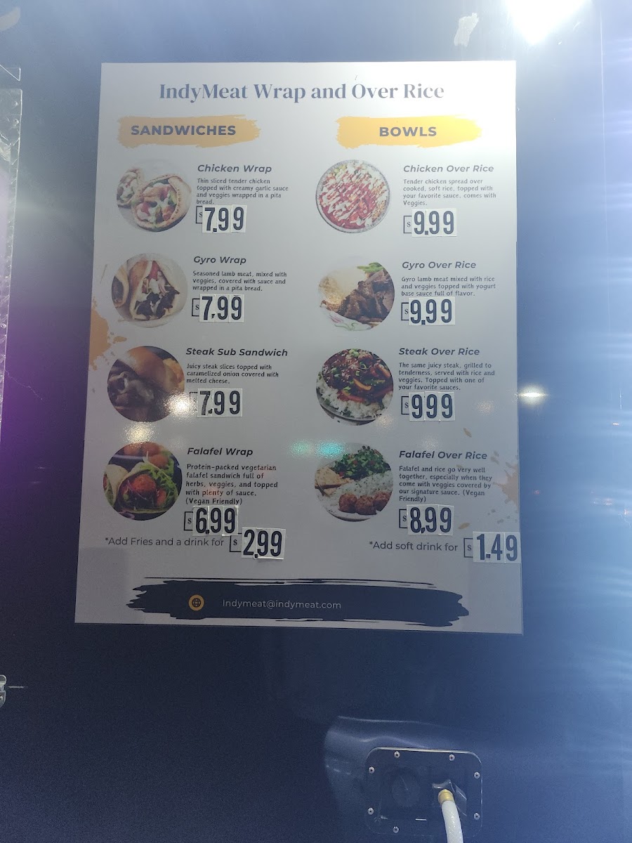 IndyMeat Wrap and Over Rice Photo Menu 4